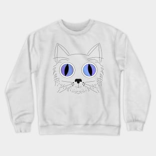 Big Eyed Cat V8 Crewneck Sweatshirt